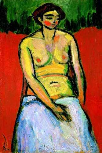 Alexej von Jawlensky Sitzender weiblicher Akt